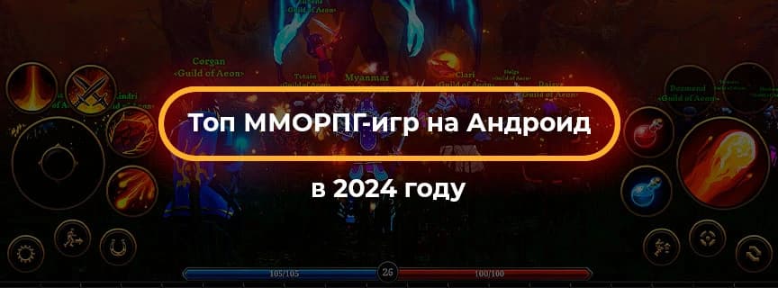 Топ ММОРПГ-игр на Андроид в 2024 году